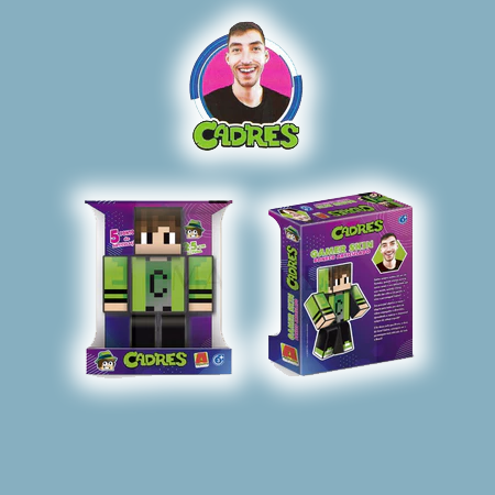 Boneco Minecraft 25cm - Cadres Perfeito para os Fãs